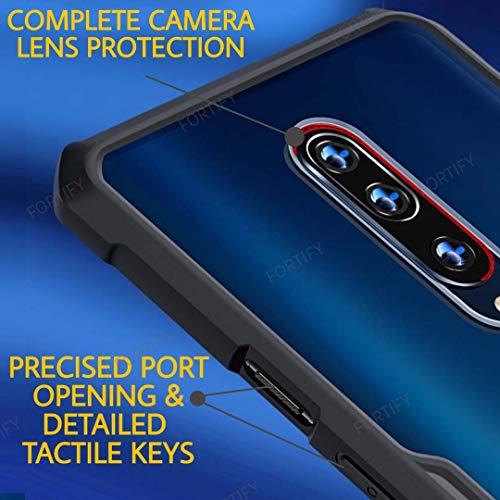 Image of RIGGEAR Xundd Back Cover Case for OnePlus 7T (Armor|PC and TPU|Black)