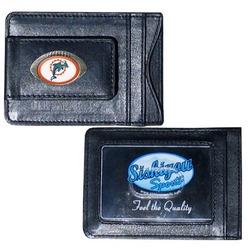 Image of NFL Leather Money Clip Cardholder