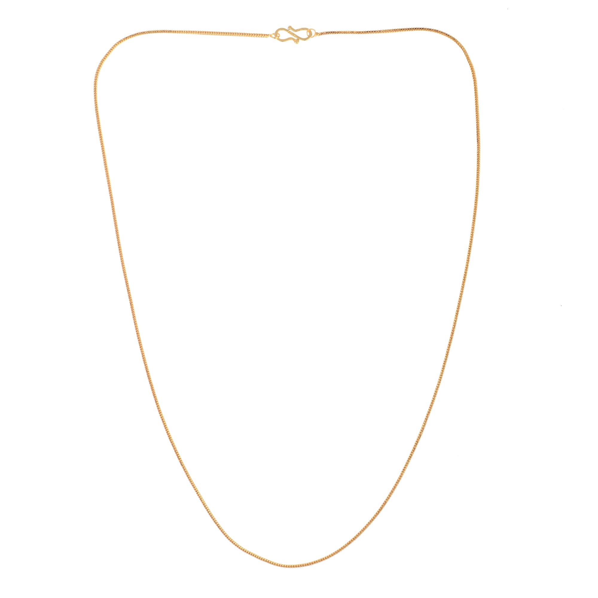 Maalgodam Golden Chain For Girls Women Gold Plated Brass Neck Wear Golden Necklace Chain Jewellery 26 Inches (B0D3HRFMZL) Amazon Price History, Amazon Price Tracker