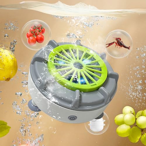 Seattleget Efficient Portable Fruit And Vegetable Washers, Ultrasonic Vegetable Cleaner, Portable Rechargeable Automatic Vegetable Washing Machine, Suitable for Washing Fruits, Vegetables (White) - Image 3