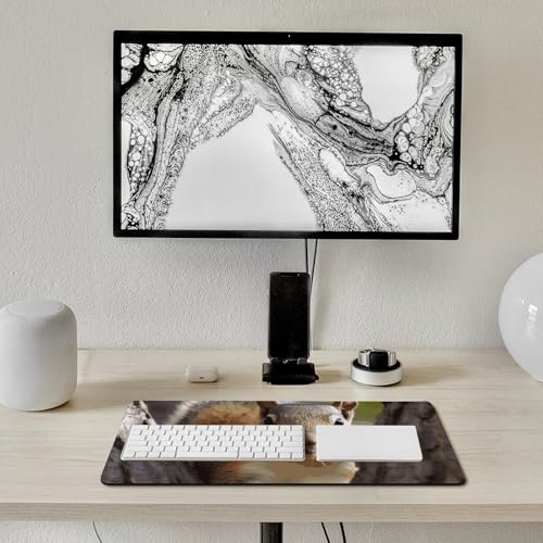 Mouse Pad Squirrel in The Tree blanco con base antideslizante miniatura 7