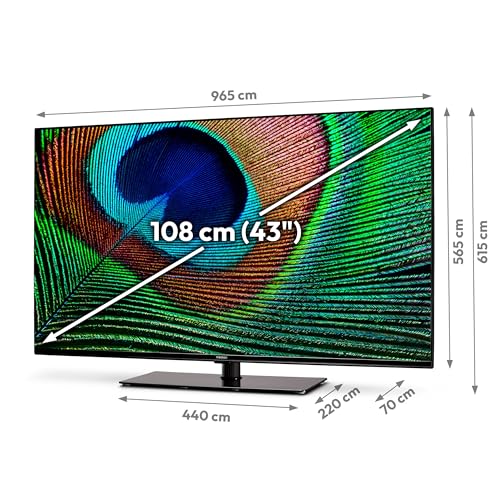 MEDION X14316 (MD 30880) 108 cm (43 Zoll) Fernseher (Android TV, 4K, Dolby Vision HDR, Dolby Atmos, Netflix, Prime Video, Smart TV, PVR, Google Chromecast & Assistant) – Bild 6