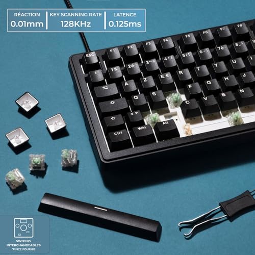 Clavier Gamer Magnétique compact pour setup de jeu Windows Mac - 5