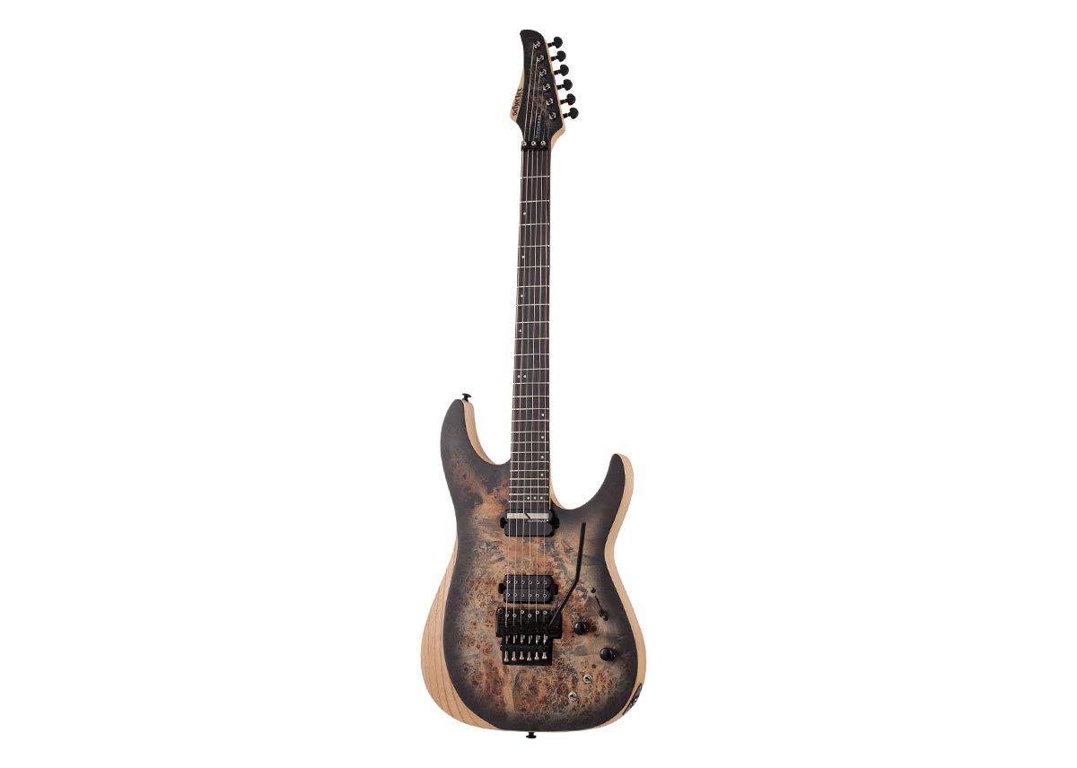 Amazon.com: Schecter Reaper-6 FR-S - Satin Charcoal Burst