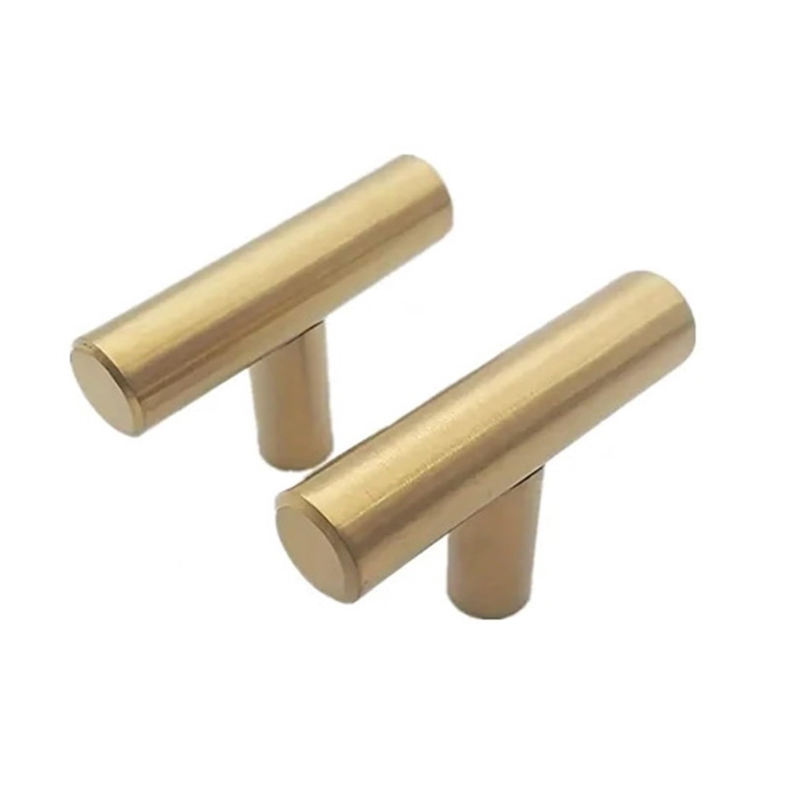 Gkirqvpe Single-Golden Cabinet Knobs, Pack Of 10 Stainless Steel Cabinet And Drawer Handle For Kitchen Bathroom Multicolor(Single-Golden)