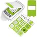 Vegetable Chopper - LOVKITCHEN Vegetable Grater with 11 Interchangeable Stainless Steel Blades - Heavy Duty Multi Fruit Cheese & Onion Chopper Dicer Kitchen Cutter