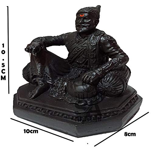 Image of Chhatrapati Shivaji Maharaj The Legend of Maharashtra Statue for Home Decor and Car Dashboard (5 Inch)