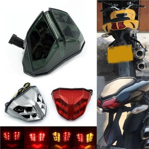 Luz de freno trasera integrada e intermitente de accesorios para motocicleta Ducati 2013 2