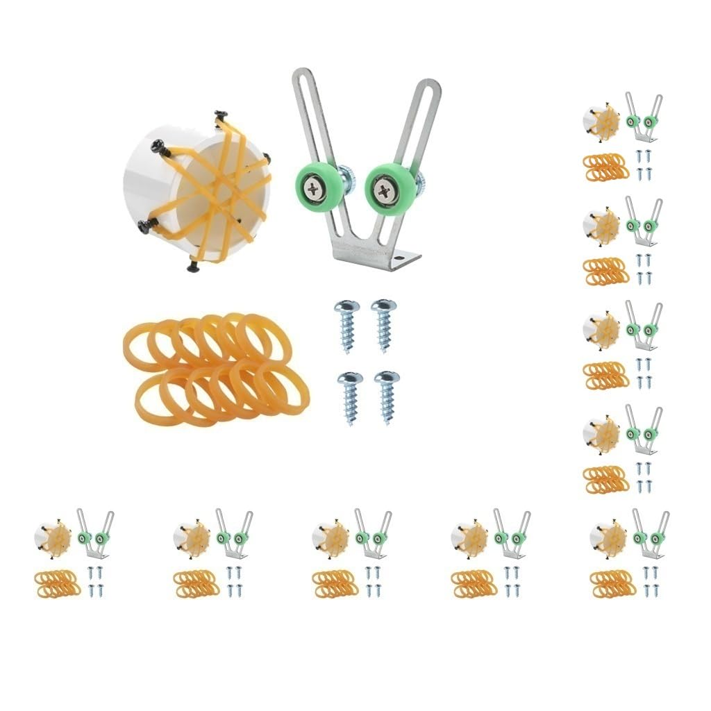 Lot de 10 kits de réparation de canne à pêche pour matériel de réparation
