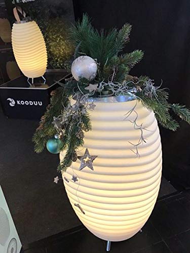 Haut-parleur multimédia stéréo avec lampe sur pied Bluetooth Seau à champagne Idéal pour le jardin, la musique ou le vin