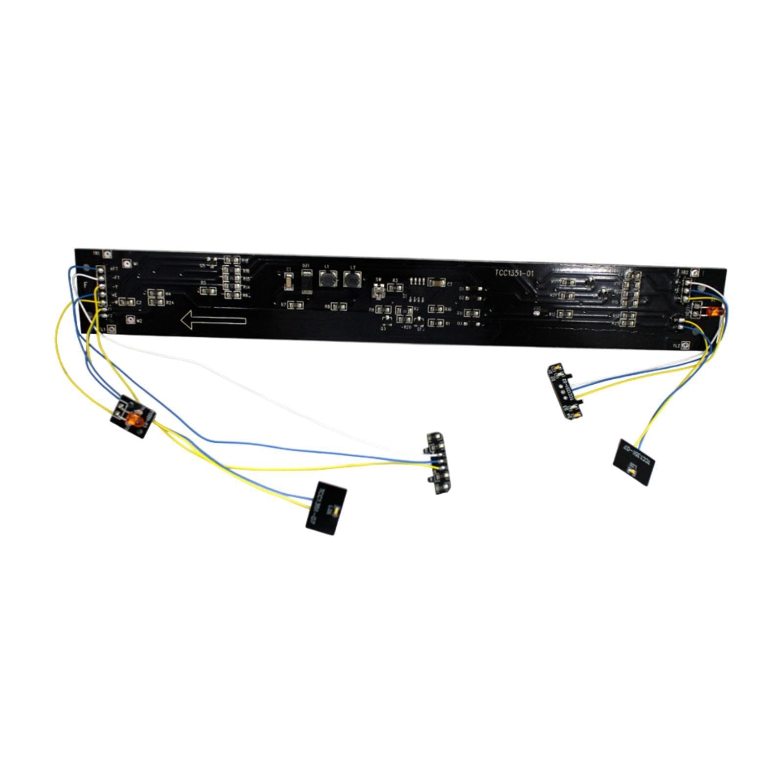 Baoblaze Circuit Imprimé Professionnel pour Trains Ho à L'échelle Ho 1/87 avec Effets Lumineux et Sonores