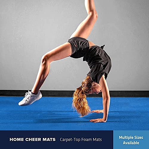 IncStores Cheer Mat Rollout Gymnastics Mat with a Grippy Gym Carpet