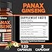 Zolotus Korean Red Panax Ginseng + Ginkgo Biloba, Ashwagandha, Beetroot, Green Tea - 120 Capsules for 2 Month Supply