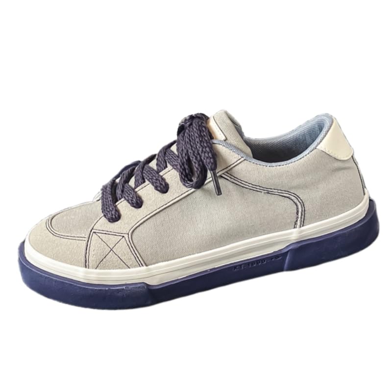 Men's Solid Color Canvas Strap Sneakers - Comfortable Daily Outdoor Shoes with Adjustable Fit