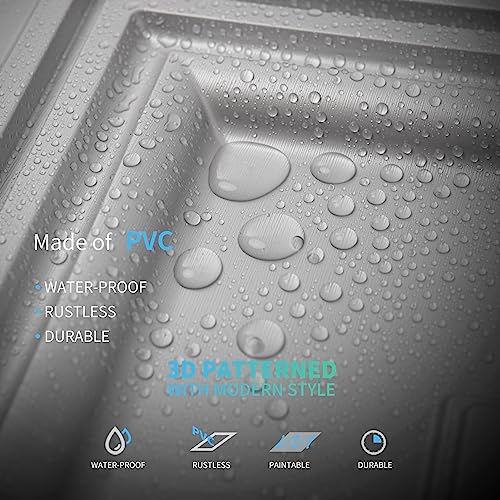 Image of Art3d Drop Ceiling Tiles, 24x48in. Argent Silver (12-Pack)