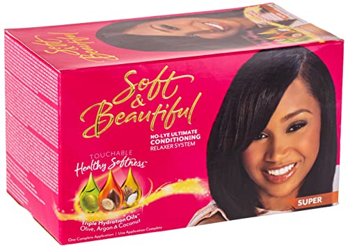 Soft and Beautiful Soft n Beautiful No Lye Conditioning Relaxer 1 Application kit Super