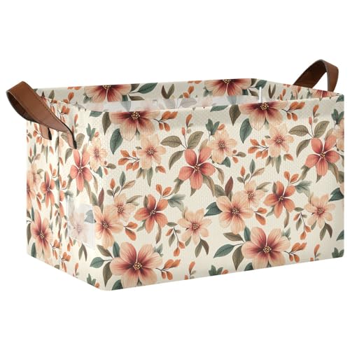 Paniers de rangement vintage tissu boîtes organiseur de vêtements - 2