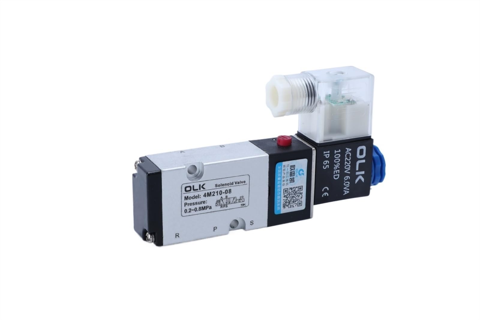 Électrovanne pneumatique 4M310-10 AC24V distributeur 5/2 voies pour air comprimé