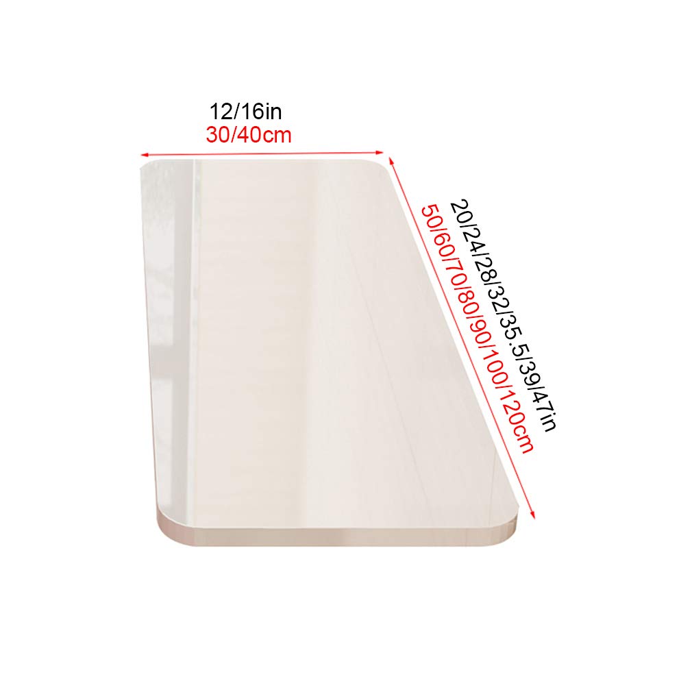 Scrivania pieghevole da parete, salvaspazio, per casa, ufficio e cucina (61 x 30 cm), postazione di lavoro moderna e minimalista con accessori, design compatto per piccoli spazi