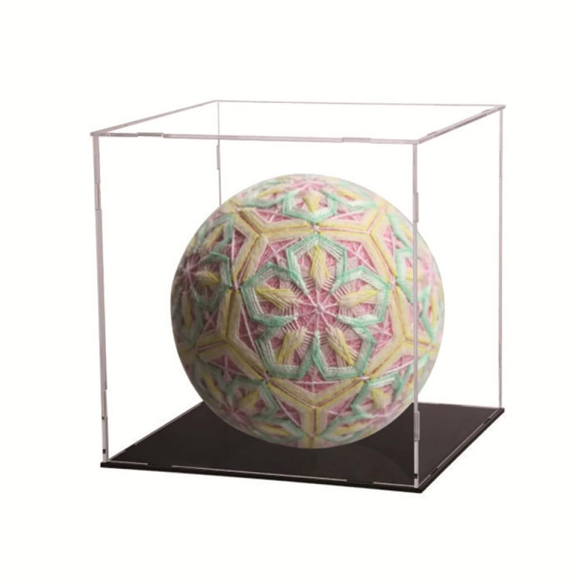 BESTOYARD Scatola Espositiva per Pallone in Acrilico Trasparente Coperchio