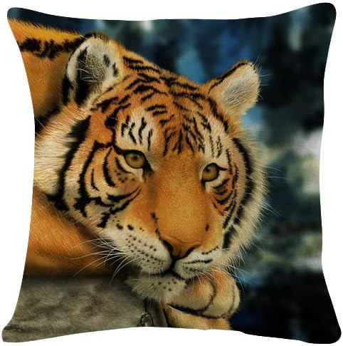 bengal tiger - Throw Pillow Case Cushion Cover for Sofa Couch Double-sided printing 18x18 Inches