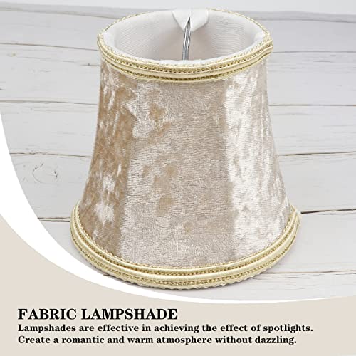Anronch Modern European Flannel Lampshade, Royal Style Fabric Lampshade European Clip Chandelier Wall Lamp Shade For Table Chandelier Wall Lamp Living Room Bedroom Kitchen, Lampshade Accessories #TOP3