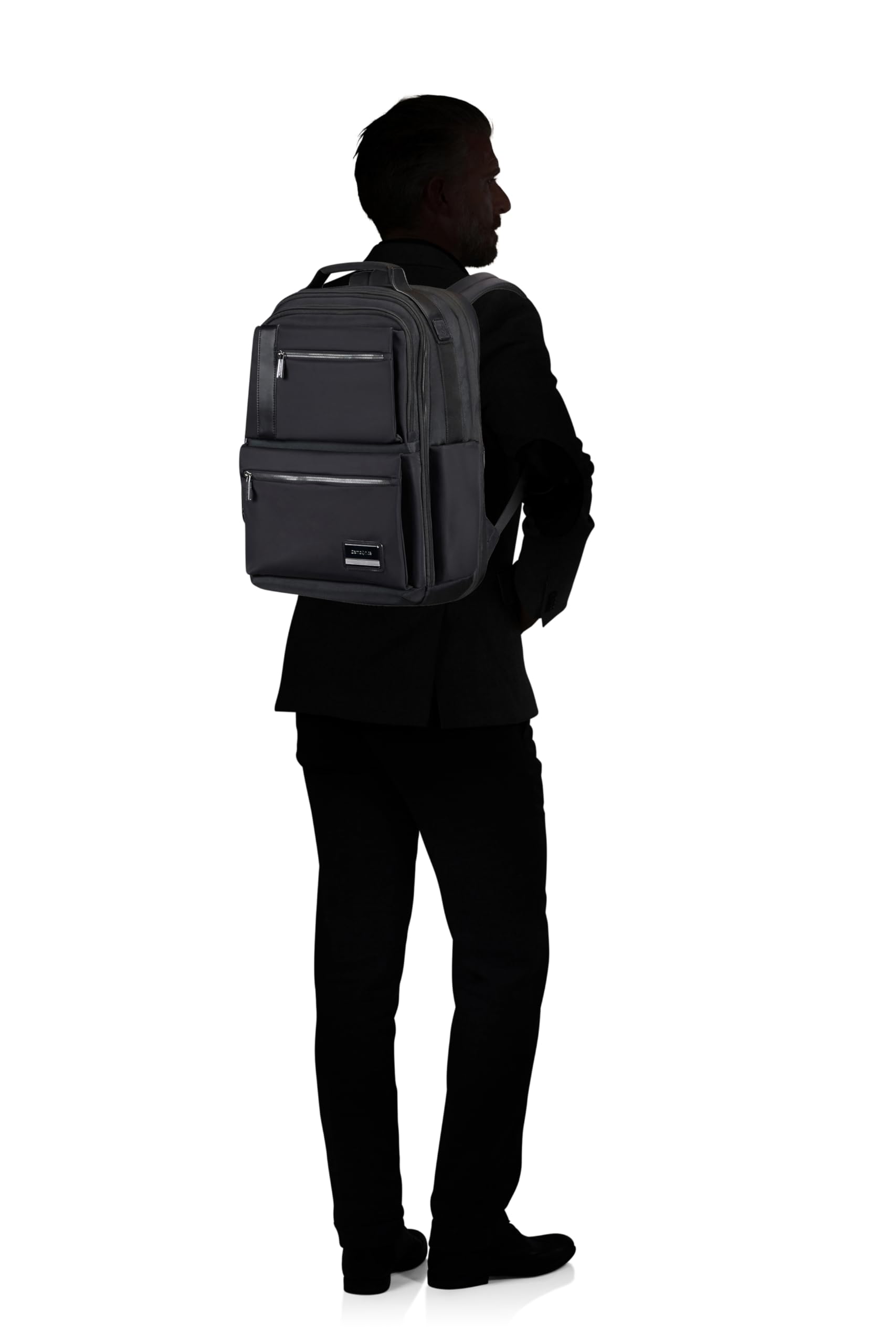Samsonite Openroad 2.0 - Backpack per laptop espandibile 17,3 pollici, 46 cm, 29,5/34 L, nero (nero)