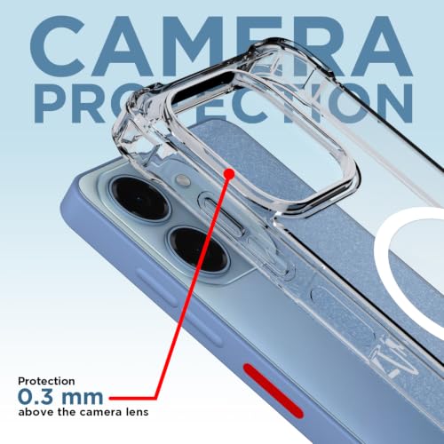 Image of Pikkme Back Cover for Ai Plus Pulse 2 Mag-Safe Shockproof PC + TPU | Protective Case Magnetic Support | Bumper Case (Transparent Mag-Safe)