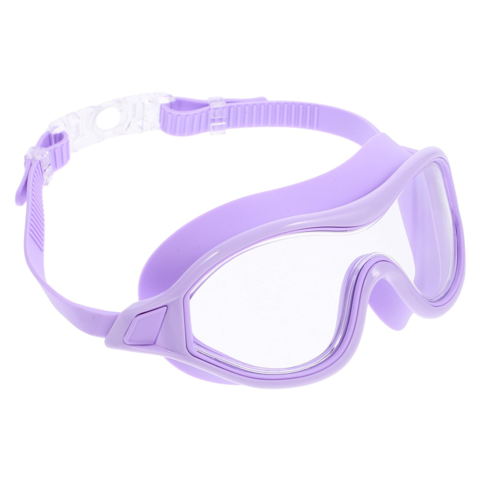 VANZACK 4stücke Unisex Schwimmbrille Mit Breitem Rahmen Anti-beschlag Und Verstellbarem Gurt Für Erwachsene Und Jugendliche Und Komfortabel Für Wassersportarten