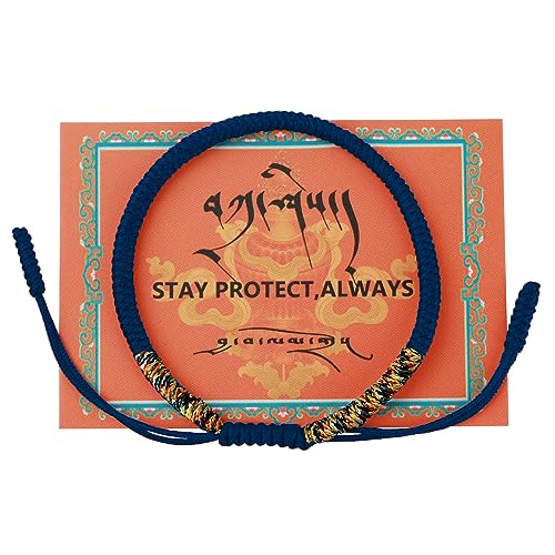 Image showcasing Amazon.com: ioieia Authentic blessed Tibetan monks handmade Dorje Knot ...