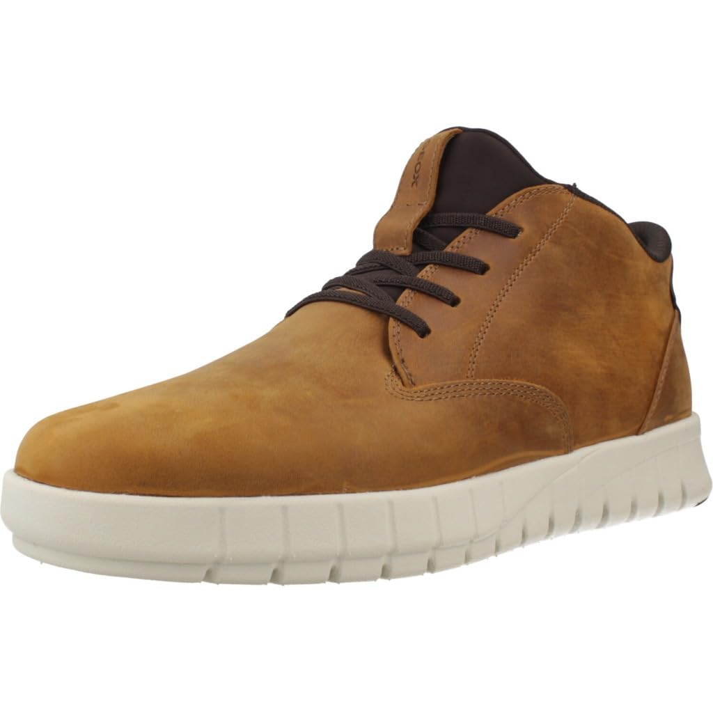 Geox Men's U Flextride Plus Chelsea Boot, Light Brown, 10 Uk