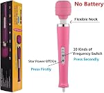 Powerful Handheld Electric Back Body Massage Vibrating for Woman Sports Recovery Muscle Aches Pain Shoulder Neck Leg Hand Foot Tool Pink Big Massager