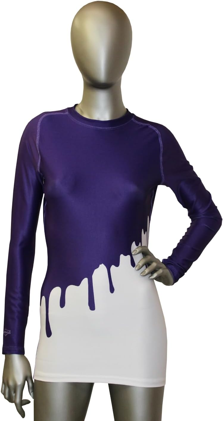Matman USA The Drip Unisex Long Sleeve MMA - BJJ - Wrestling Rash Guard - Compression Shirt - Made in The U.S.A.