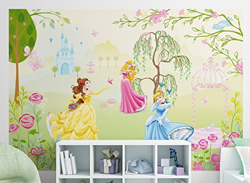 Sunny Decor | Disney | Fototapete PRINCESS GARDEN | 184 x 127 cm | Tapete,...