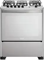 Fogão 5 Bocas Espelhado com Mesa de Inox Dako Magister Inox Style Bivolt