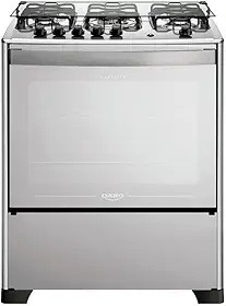 Fogão 5 Bocas Espelhado com Mesa de Inox Dako Magister Inox Style Bivolt