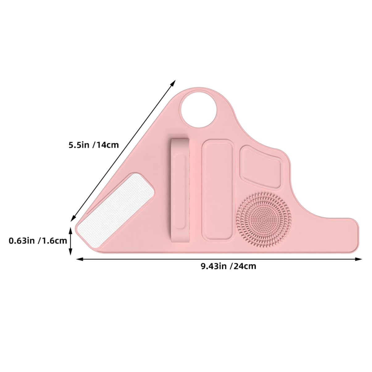 Didiseaon Makeup Aid Hand Strap Silicone Palette for Foundation Mixing Brush Storage Beauty Accessory