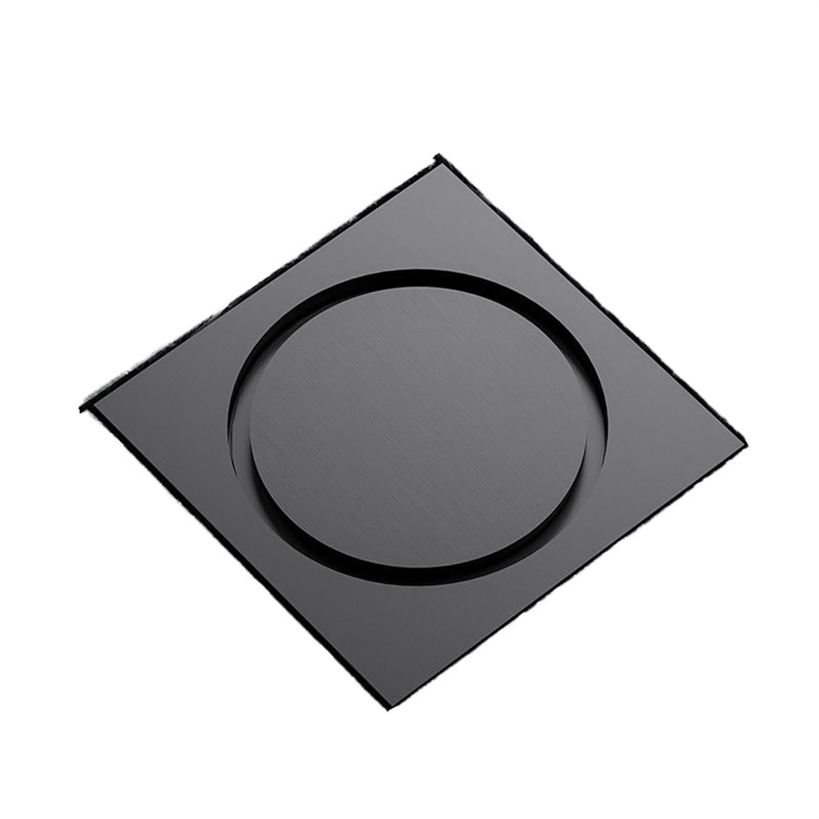 Piège de douche drain de sol rond en laiton gris buanderie cuisine salle de bains