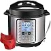 Potastic 6Qt 10-in-1 Programmable Pressure, LCD Display,Instant Cooking with Stainless Steel Pot, Multi, Slow, Rice, Yogurt Maker, Egg Cooker, Saute, Steamer, Warmer