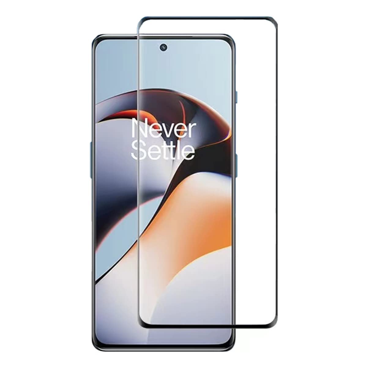 one plus 11R Screen Protector, Tempered Glass [Full Adhesive][Full Coverage] [Bubble-Free] [Anti Scratch] HD Clear High Responsive Screen Protector for one plus 11R 5G (Full Glue 5D Black)
