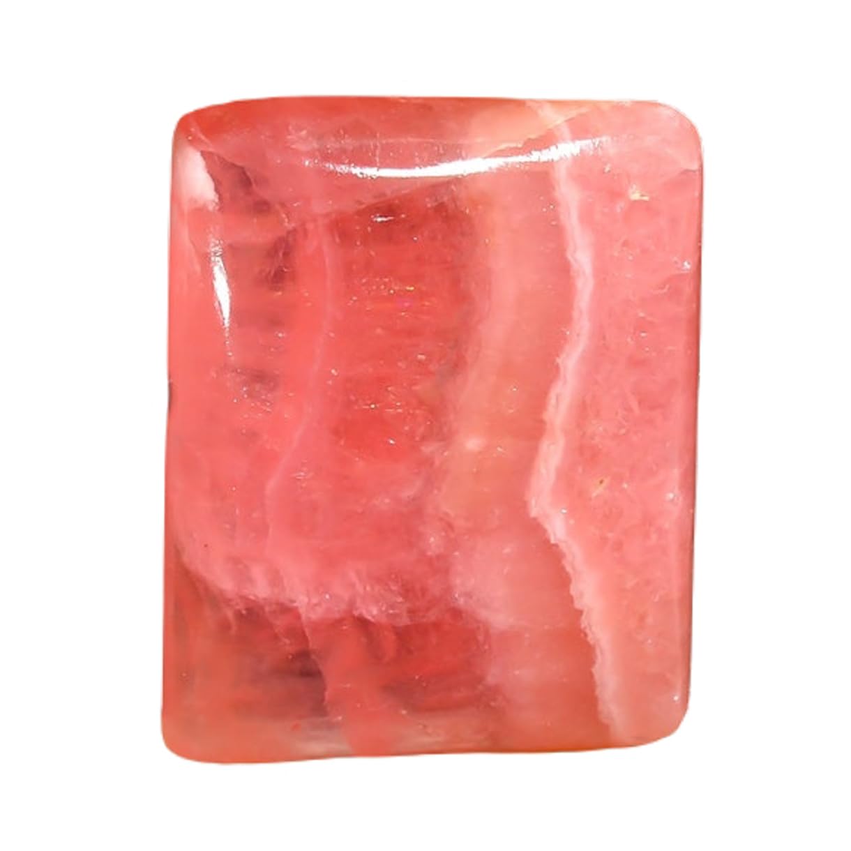 Cabochon rhodochrosite rectangulaire 20x15mm pour création de bijoux - 6