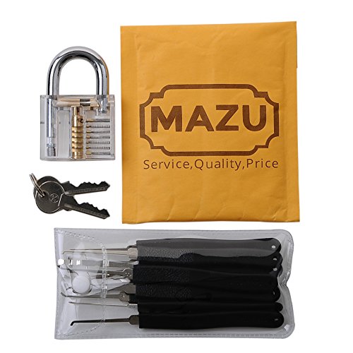 Set da 11 pezzi di grimaldelli aprilucchetto ed