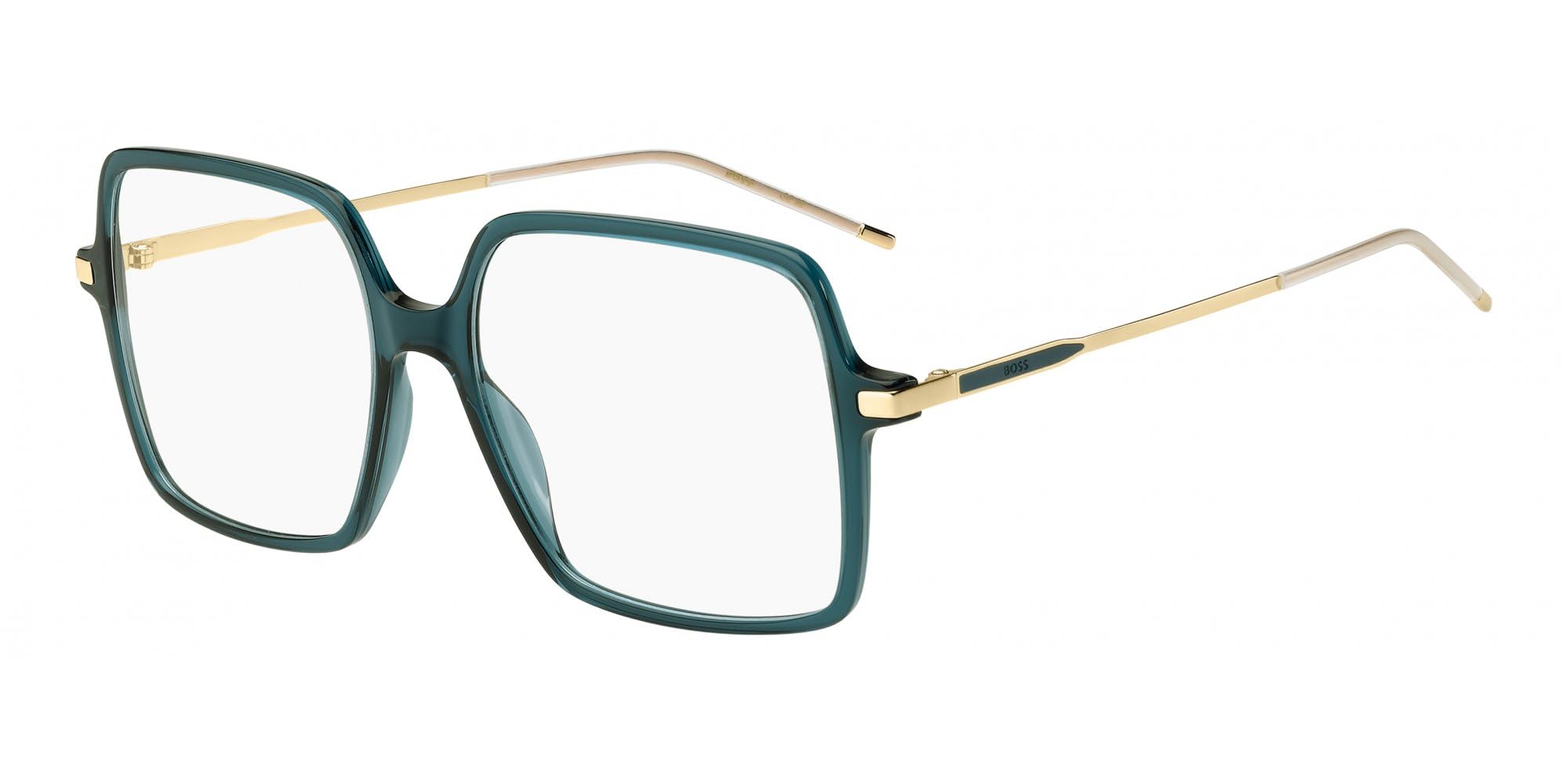 HUGO BOSS Okulary Vista BOSS 2023 Teal Gold 55/16/137.3 damskie
