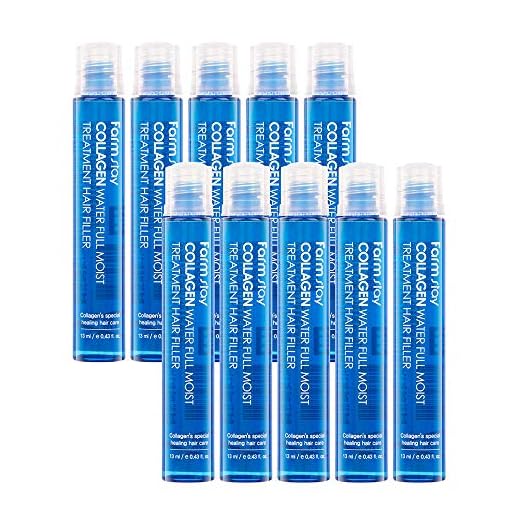 Farm Stay - Colágeno de colágeno con tratamiento de colágeno para el cabello con tratamiento de humedad completo, 1 unidad, 13 ml