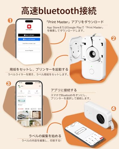 Pesuza D30 ラベルプリンター の商品画像 4