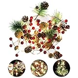parque navideño caba 💐 Úselo en varios lugares💐: cuelgue esta guirnalda lista para usar en su entrada, sobre la chimenea o en cualquier lugar donde necesite un toque festivo.