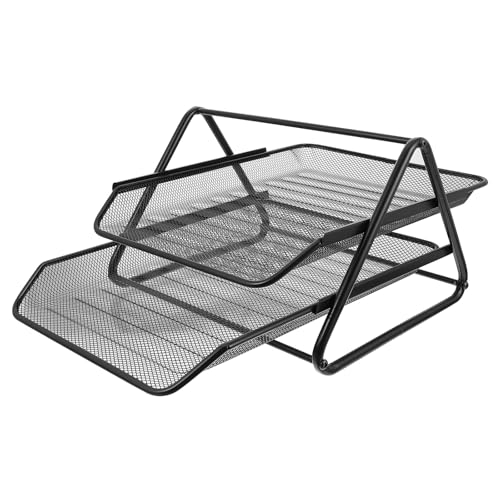 Desktop Ferro File Rack Slish File Holder nizer per efficiente Sto Tray nizer per Home Office Scatole di archiviazione per documenti Documenti