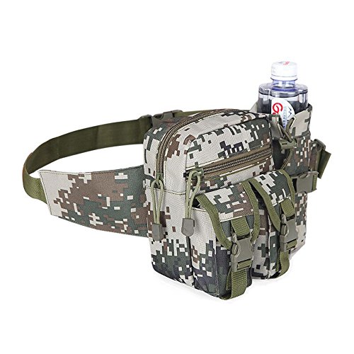 Senmir Mochila Táctical Bolso de Cintura Bolsa Riñonera Bandolera Cinturón Estilo