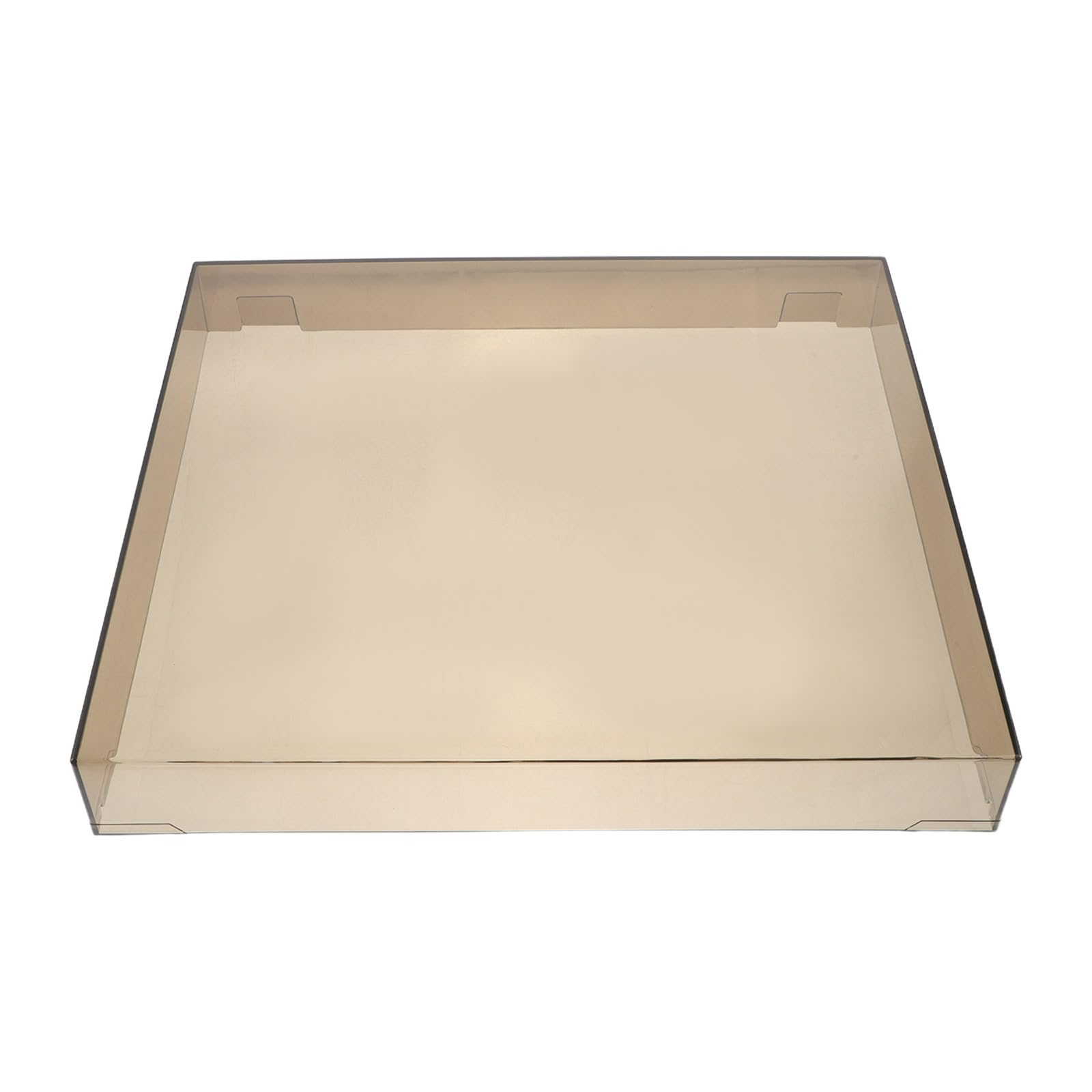 Coperchio protettivo trasparente per giradischi, 40,6 x 33 x 6,1 cm, in plastica, per giradischi in vinile, accessorio di ricambio per stereo.