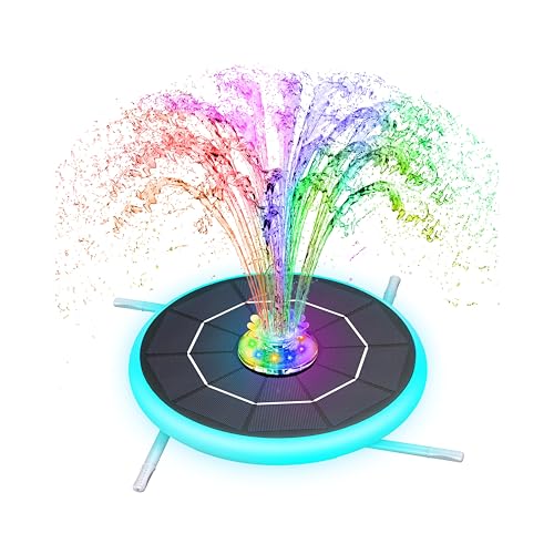 Image of AISITIN 6.5W Solar Water Fountain Pump with 3000mAh Battery